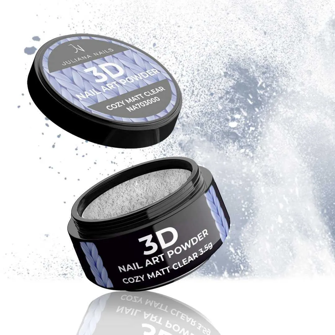 3d nail art prah – cozy matt – proziran 3,5g - slika 9