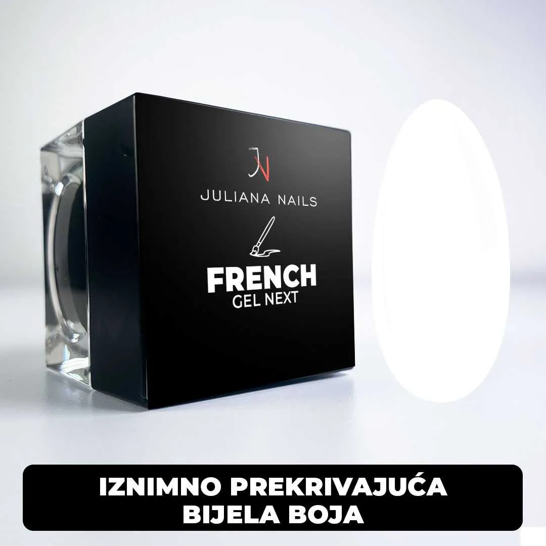 french gel next - classic white - slika 3