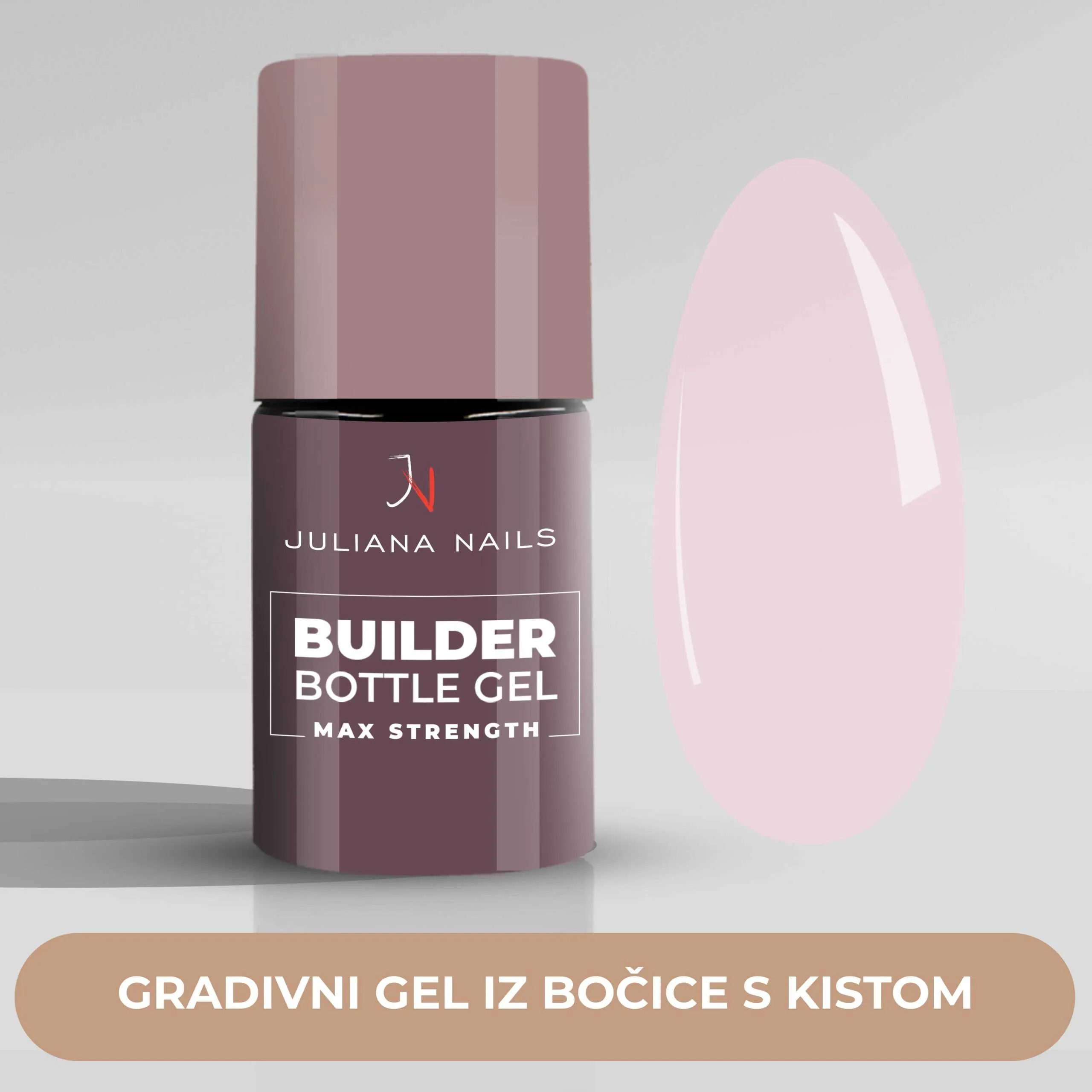 builder bottle gel – milky rose - slika 5