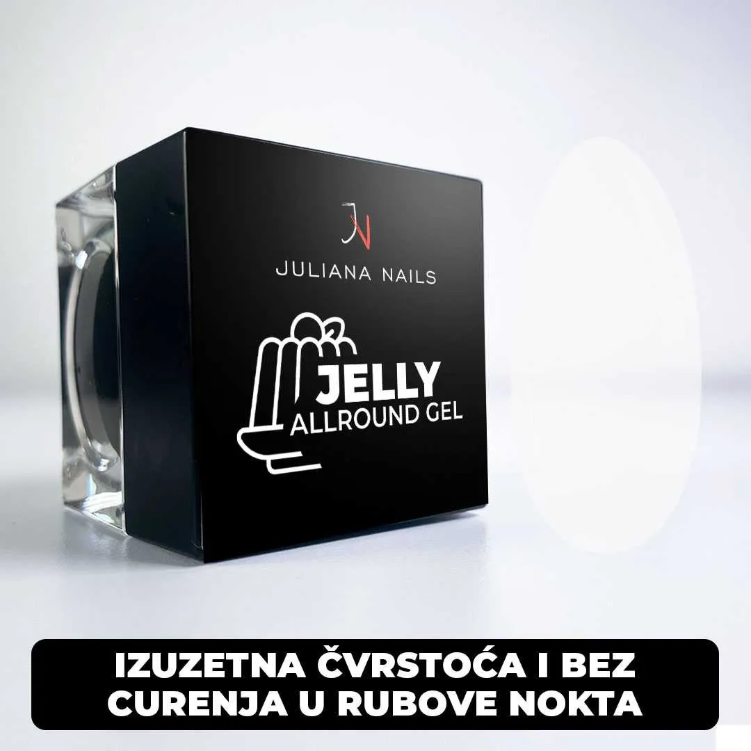 jelly allround gel – milky white - slika 7
