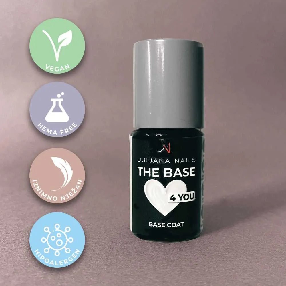 gel lak 4 you - the builder base - cover nude - slika 1