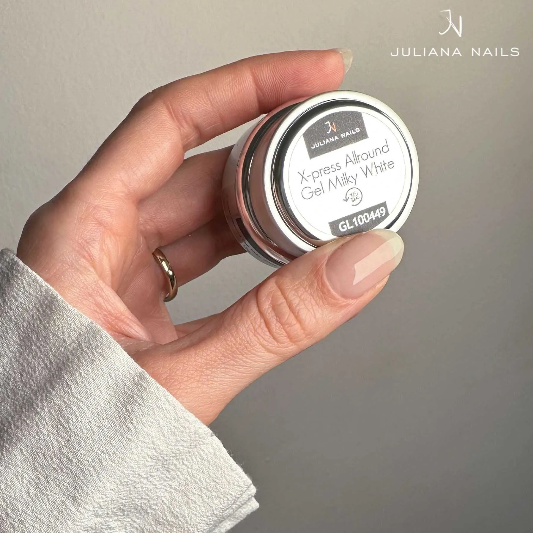 x-press allround gel – 30 sek. – milky white - slika 1