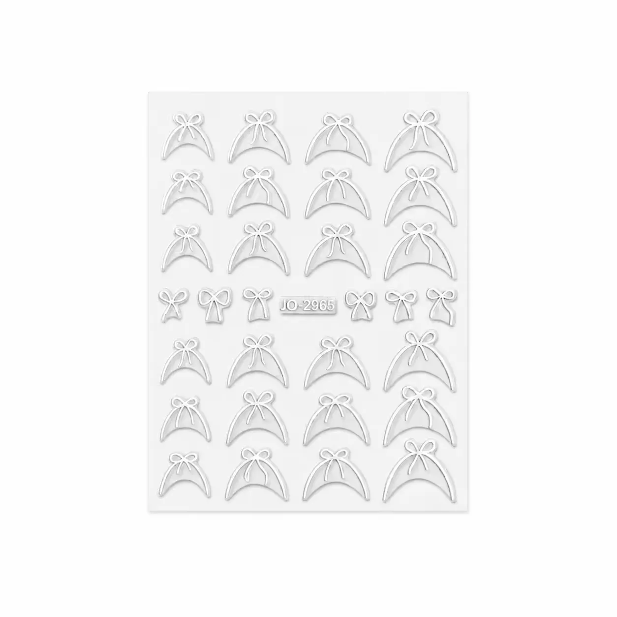 nail stickers – french bow - slika 1