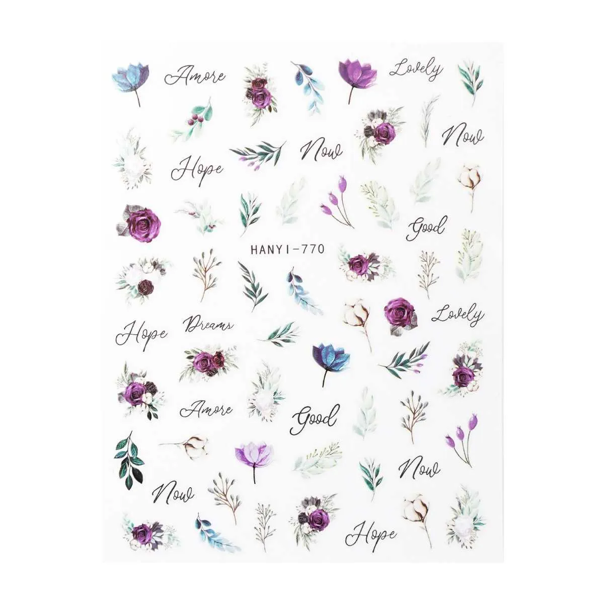 nail sticker – cozy fall 3 - slika 1