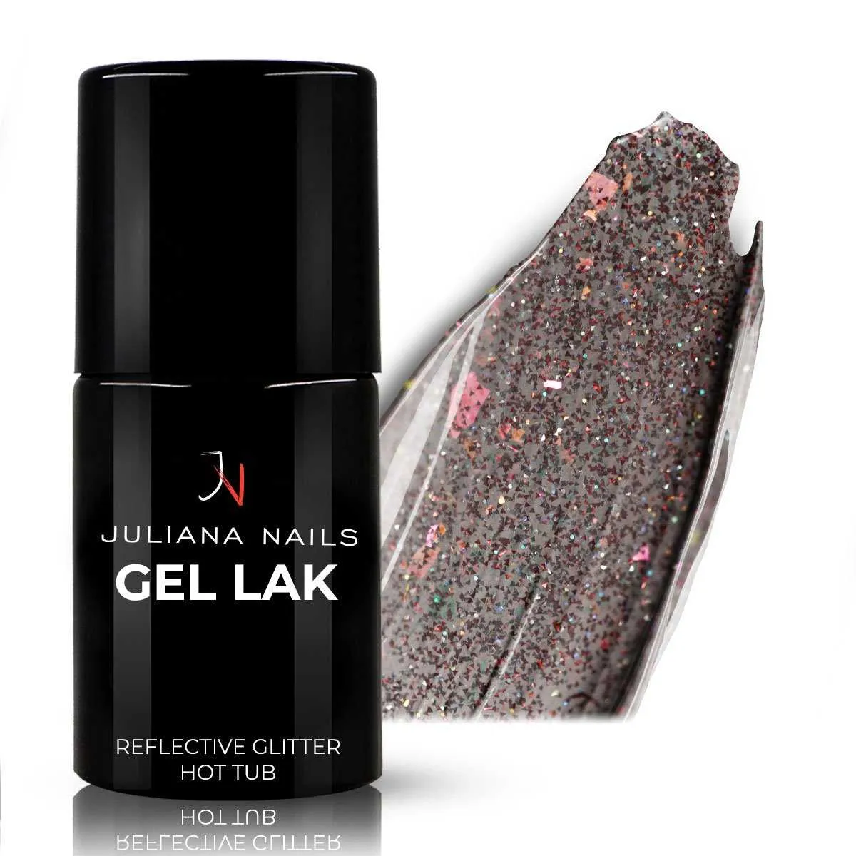 gel lak reflective glitter hot tub 6ml - slika 4