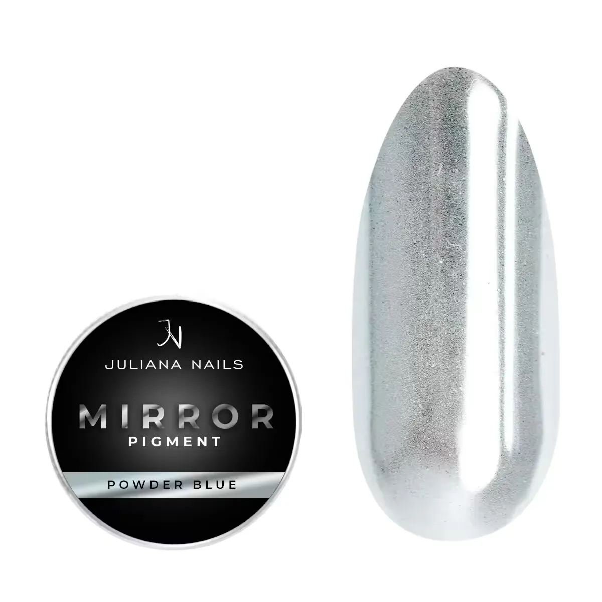 mirror pigment - powder blue - slika 3