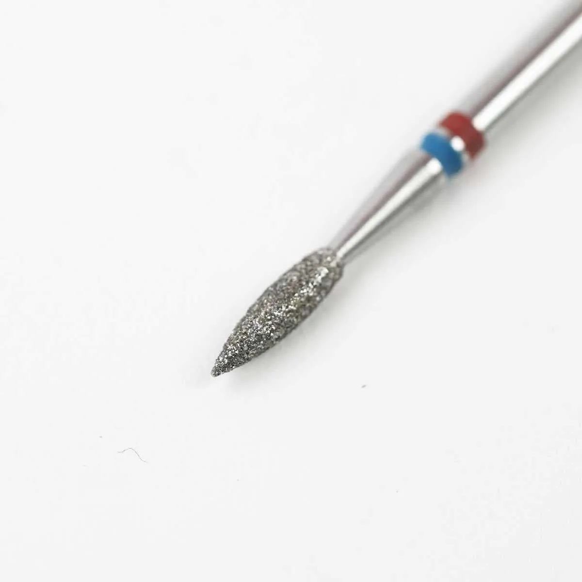 diamond nastavak za frezu - oblik kruške - fini-srednji - slika 1