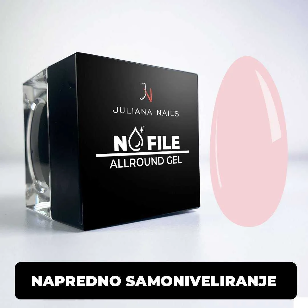 no file allround gel – natural rose - slika 3