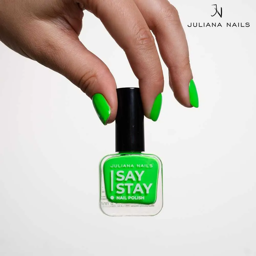 say stay! lak za nokte 10ml neon hashtag green - slika 3