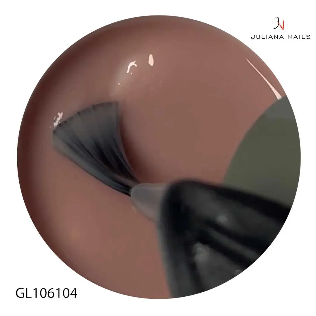 fiber rubber base gel - milky white - slika 3