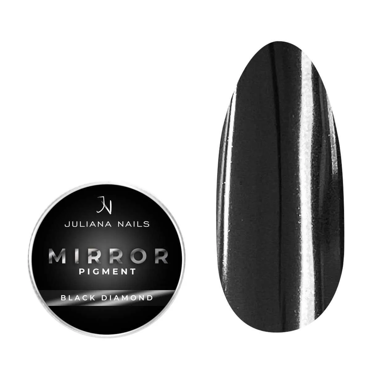 mirror pigment – black diamond - slika 6
