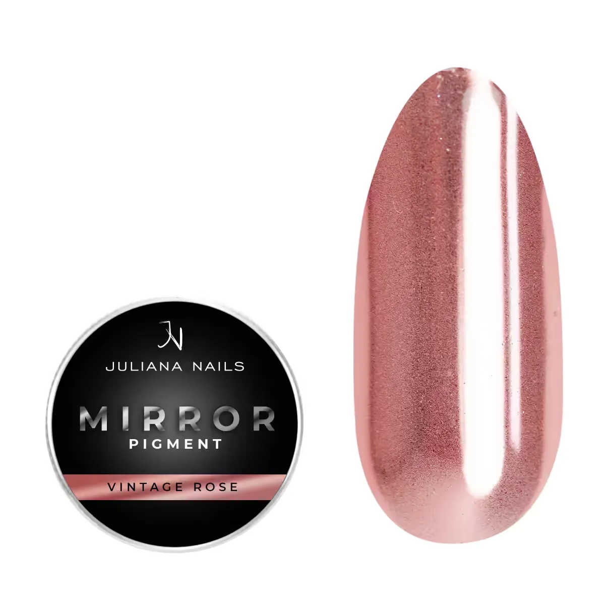 mirror pigment - vintage rose - slika 2