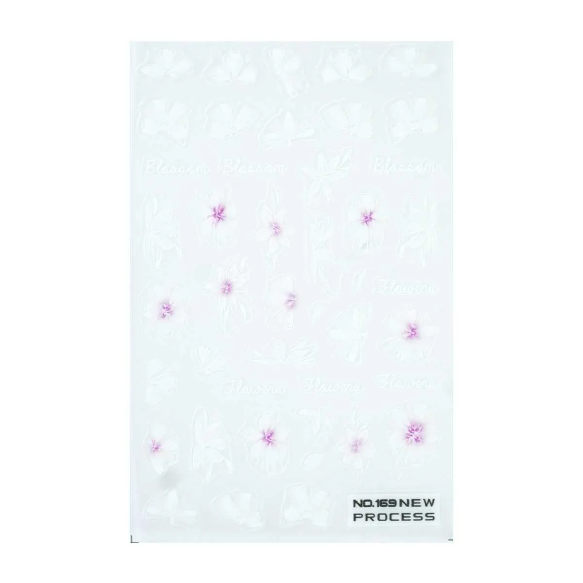 Nail Sticker - Lovely Flowers 2 - Zagreb