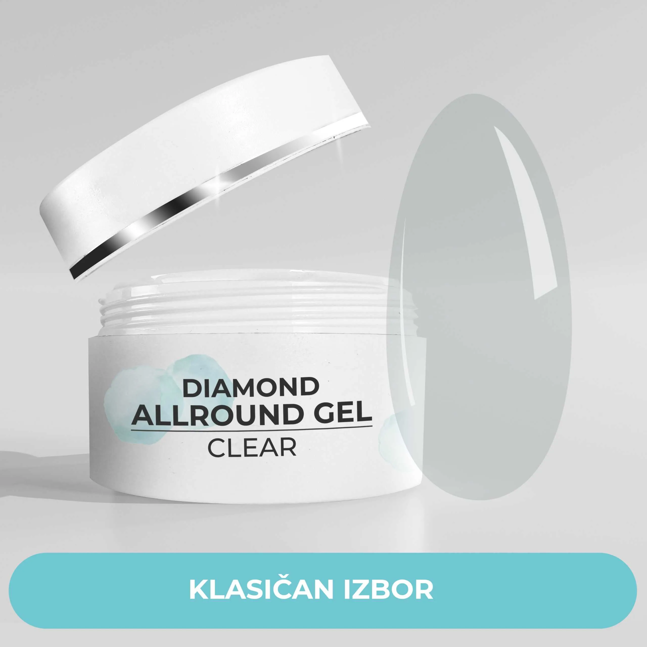 diamond allround gel - prozirni - slika 4