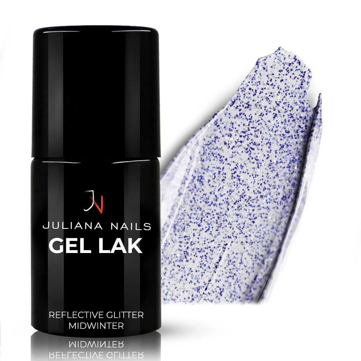 gel lak reflective glitter midwinter 6ml - slika 3