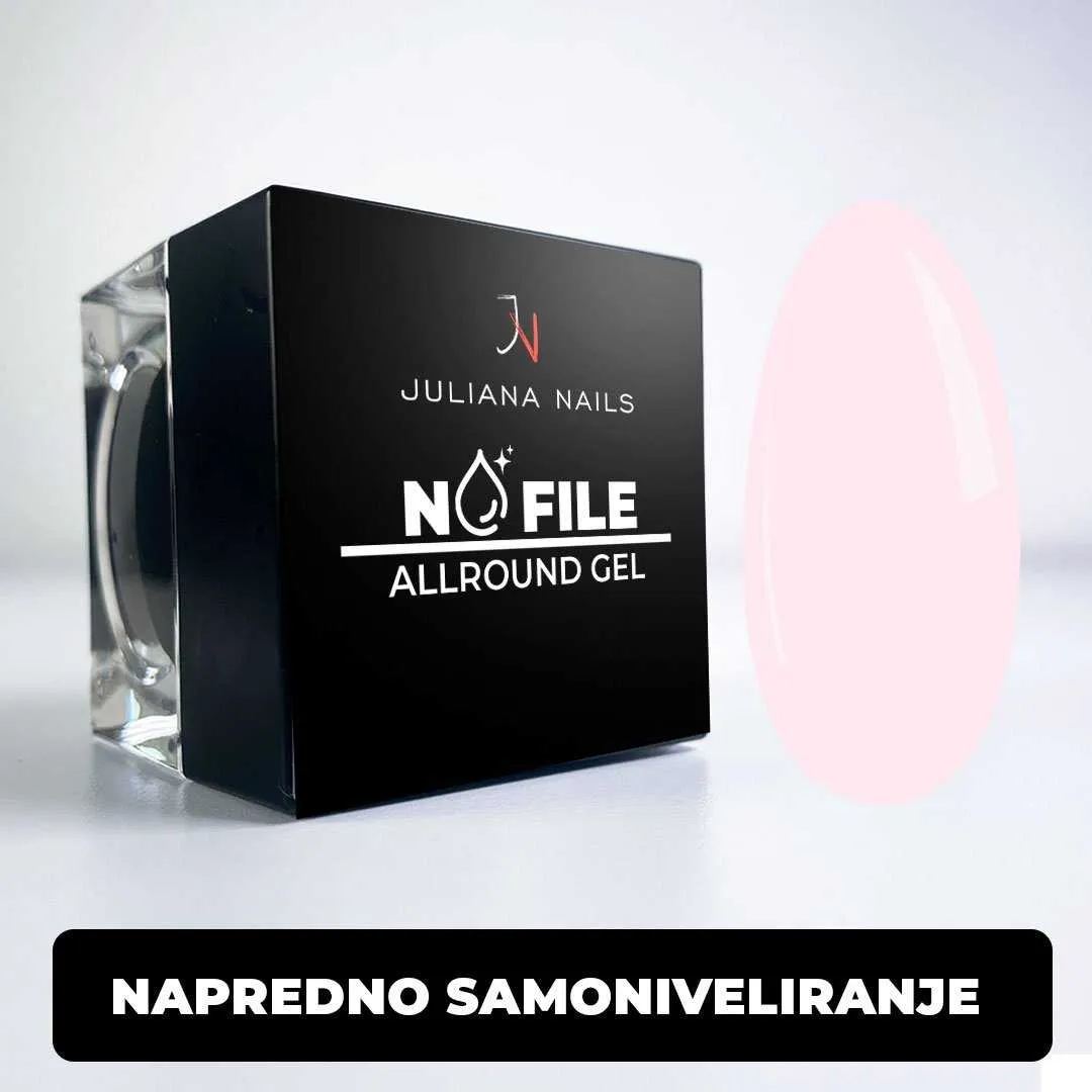 no file allround gel - milky rose - slika 7