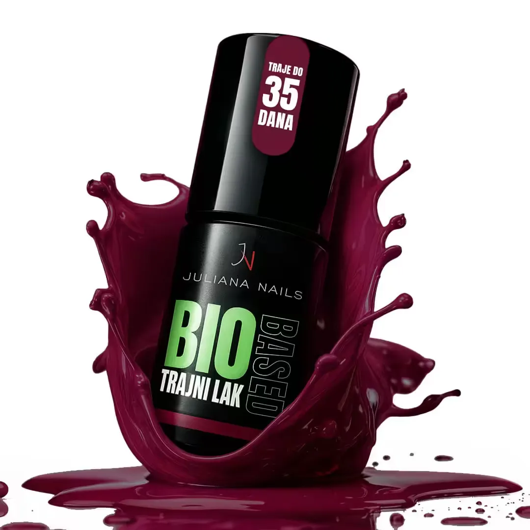 biobased trajni lak - dark dahlia 6ml - slika 6