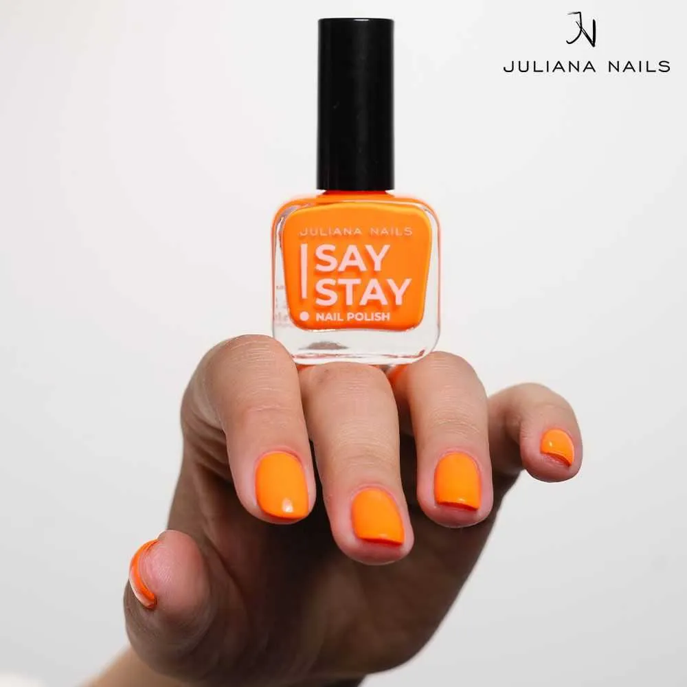 say stay! lak za nokte 10ml neon trending tangerine - slika 3