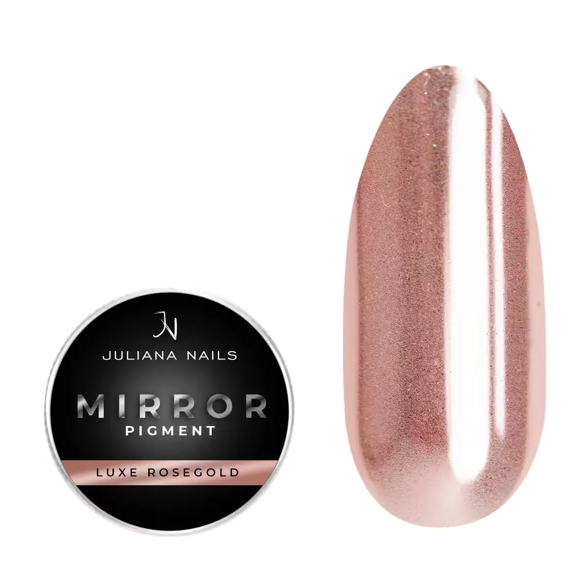 mirror pigment - luxe rosegold - slika 2