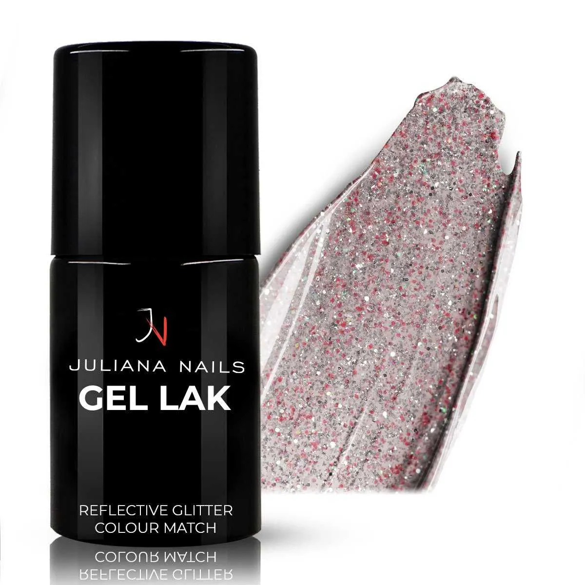 gel lak reflective glitter colour match 6ml - slika 4