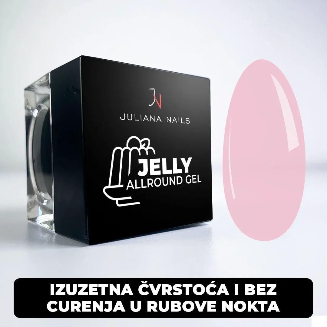 jelly allround gel – milky rose - slika 8