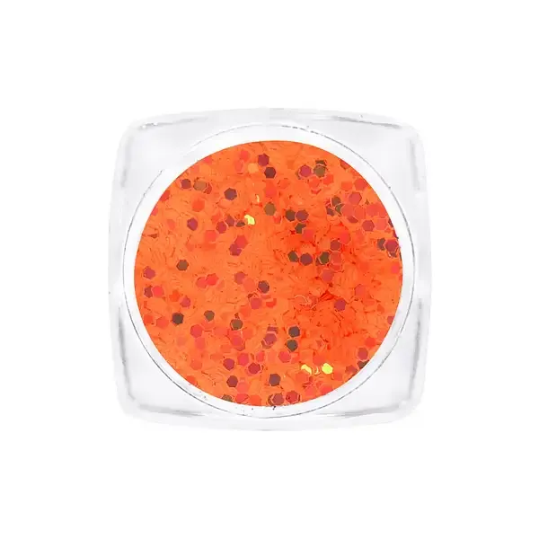 glow in the dark pahuljice - hot coral - slika 2