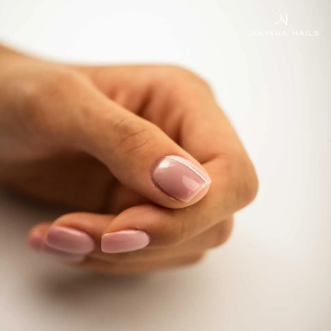 nail sticker – silver sparkle 1 - slika 1