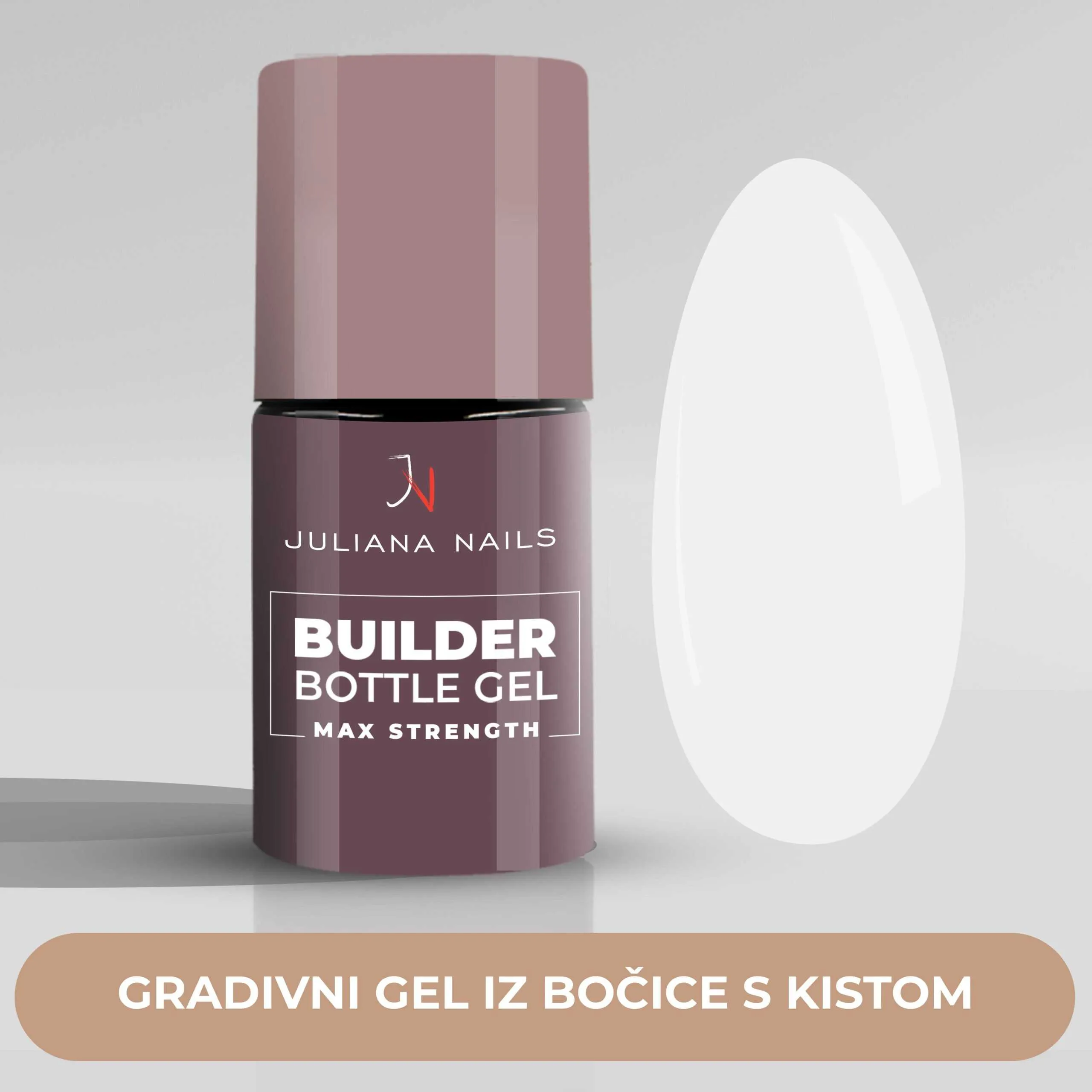 builder bottle gel – milky white - slika 5