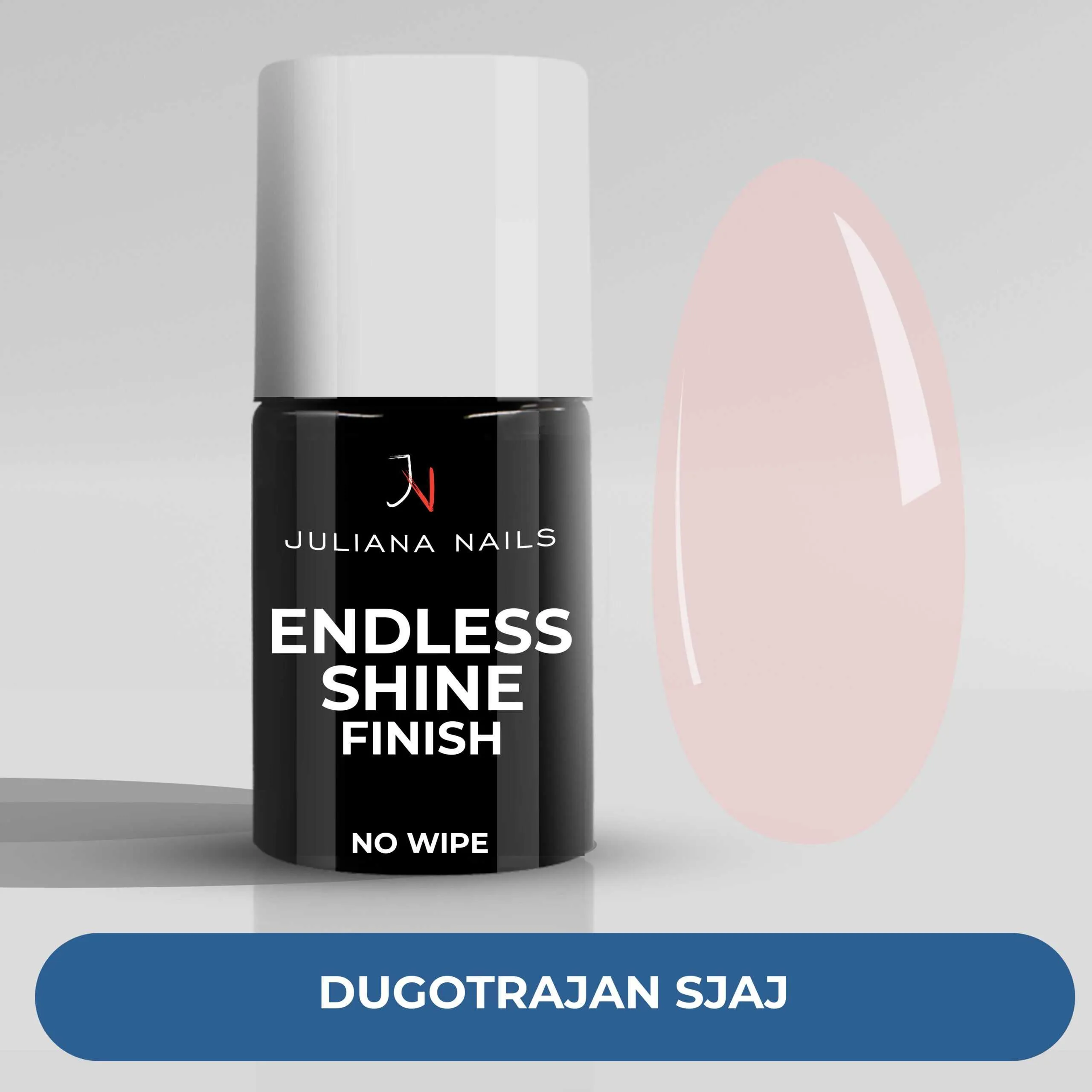 gel lak endless shine finish - nude - slika 2