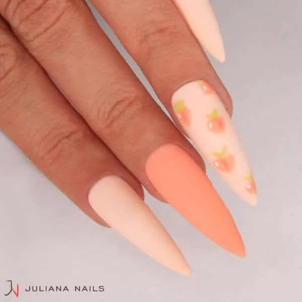 press-on full cover tipse prozirne – stiletto duge (100 pcs.) - slika 2