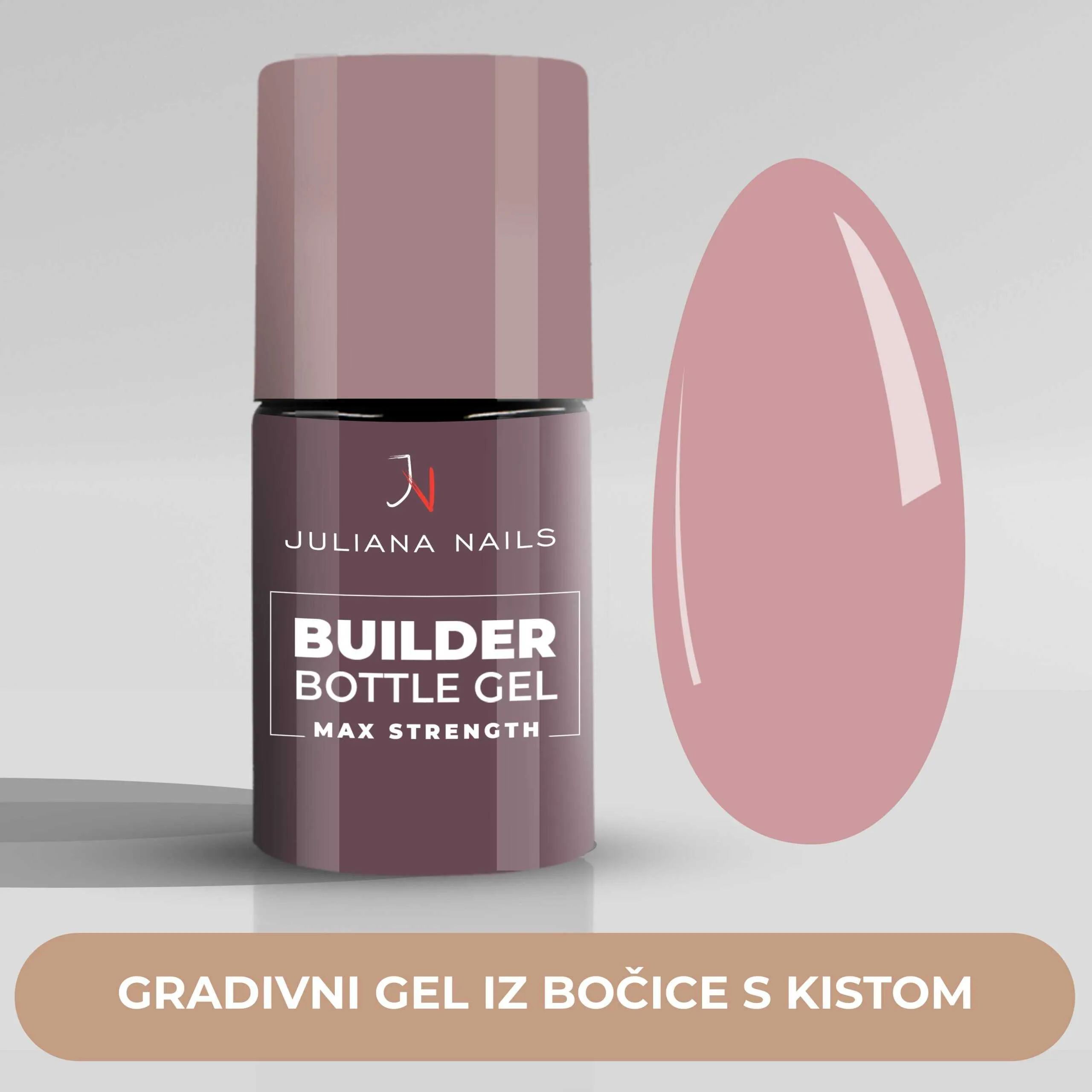 builder bottle gel – natural nude - slika 3
