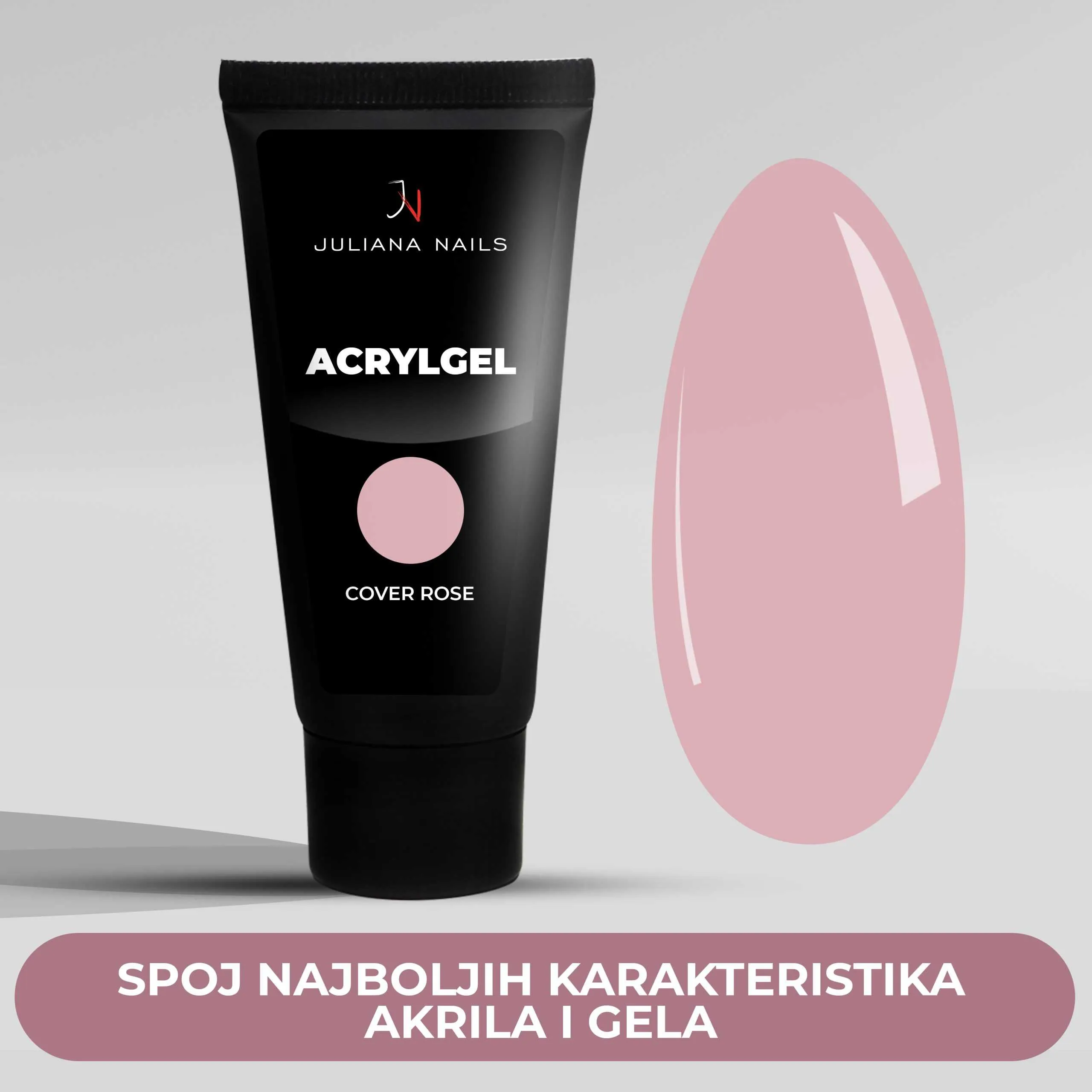 acrylgel - cover rose 35ml - slika 1