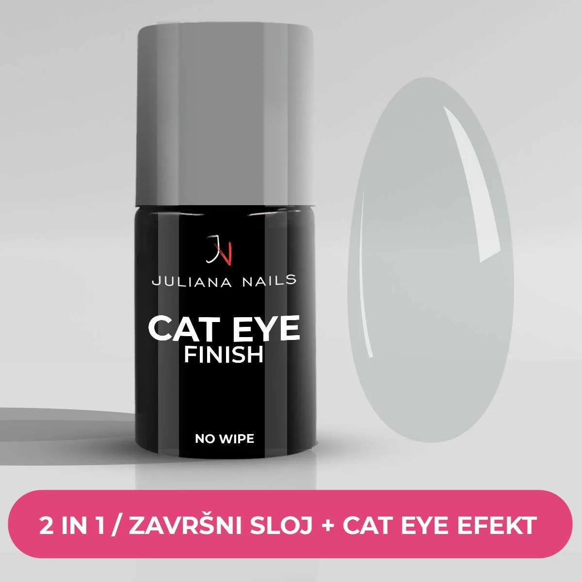 gel lak cat eye finish - no wipe - slika 3