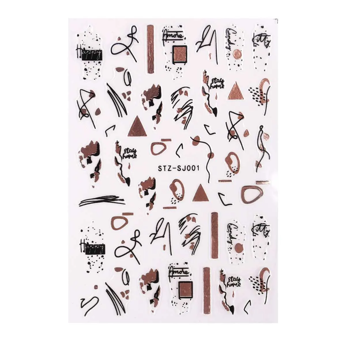 nail sticker – rosegold lover 1 - slika 1