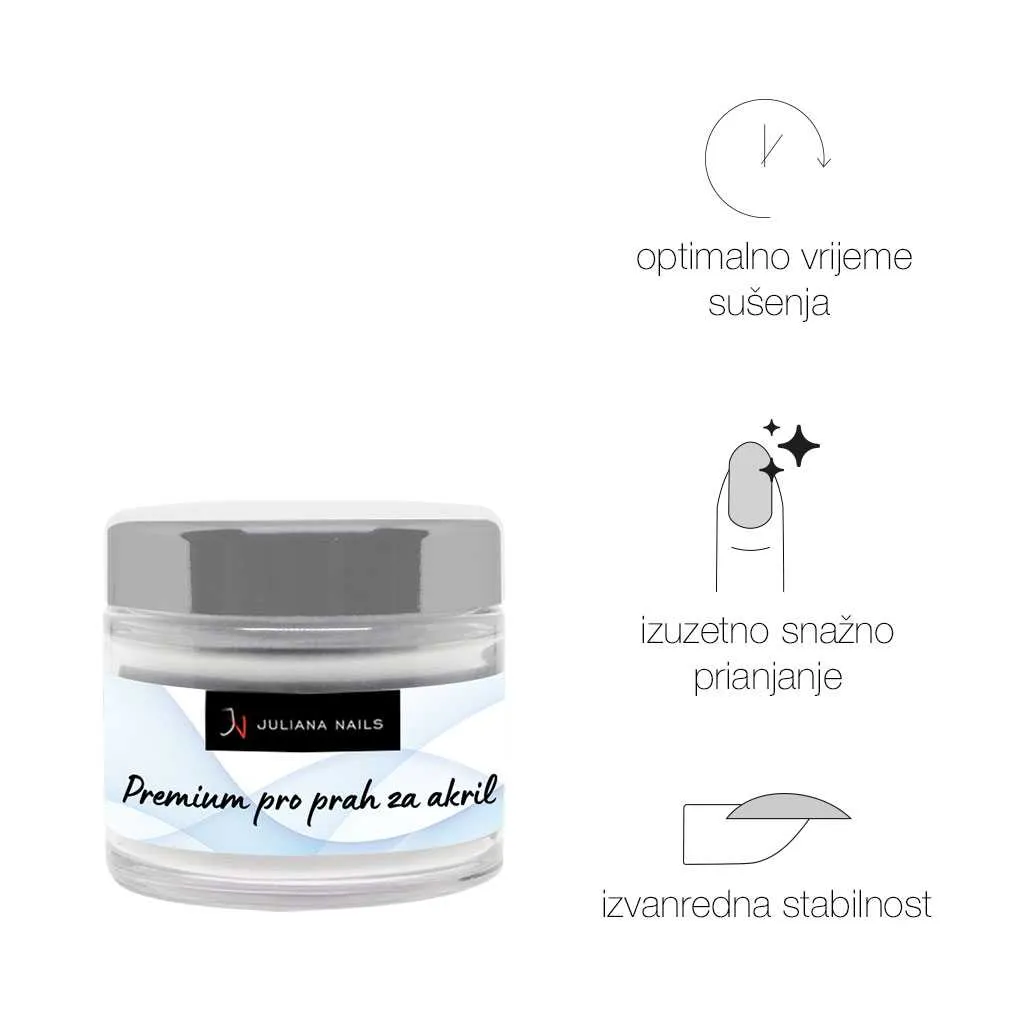 premium pro prah za akril sheer ballerina - slika 2