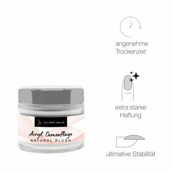 prekrivajući akril natural blush 30g - slika 2