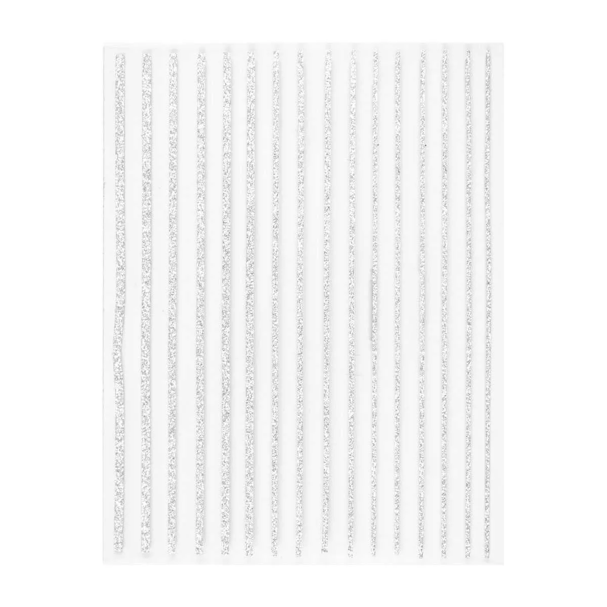 nail sticker – silver sparkle 1 - slika 2