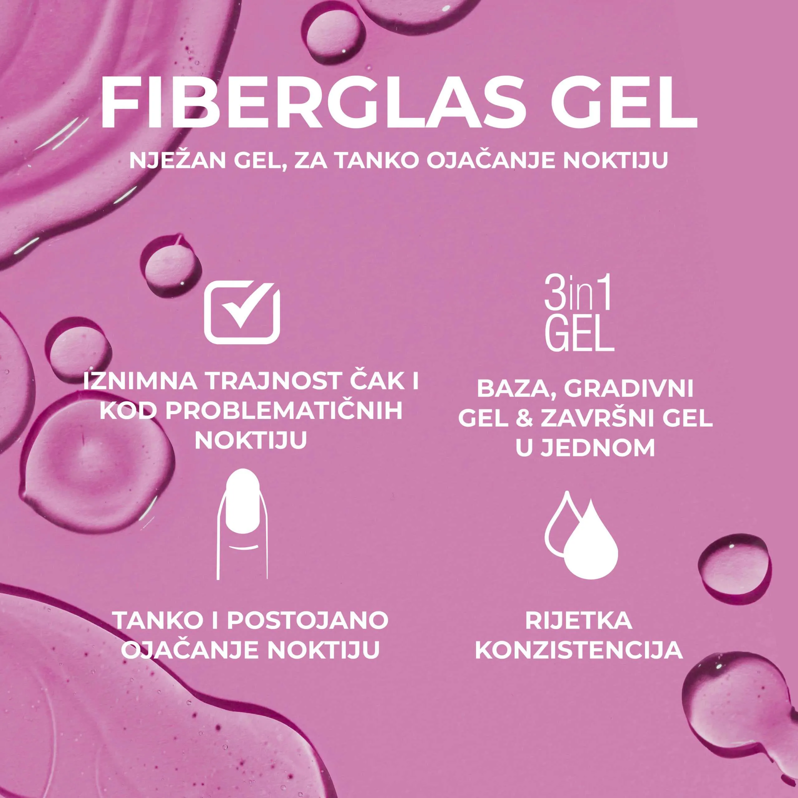 Fiberglas gel prozirni - Zagreb