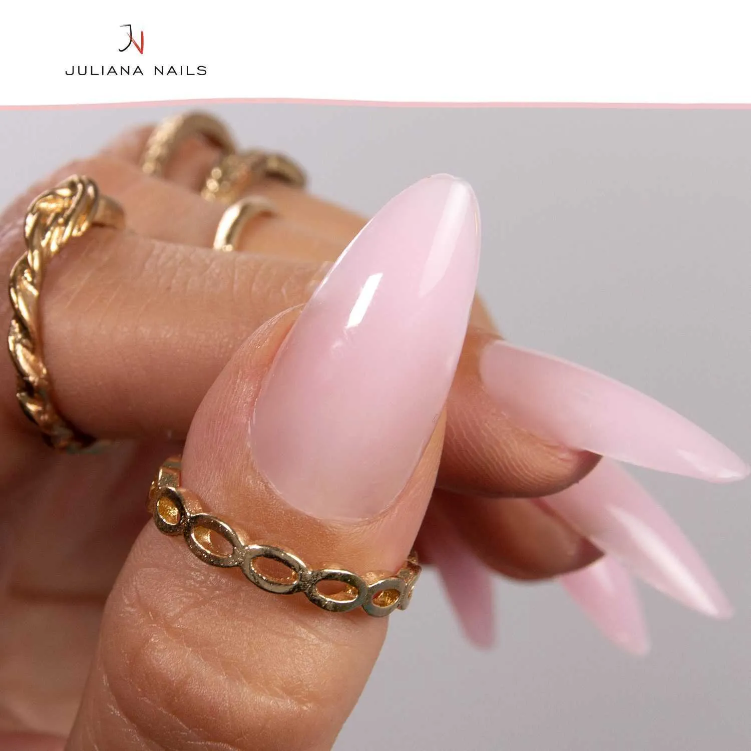 diamond allround gel - milky rose - slika 3