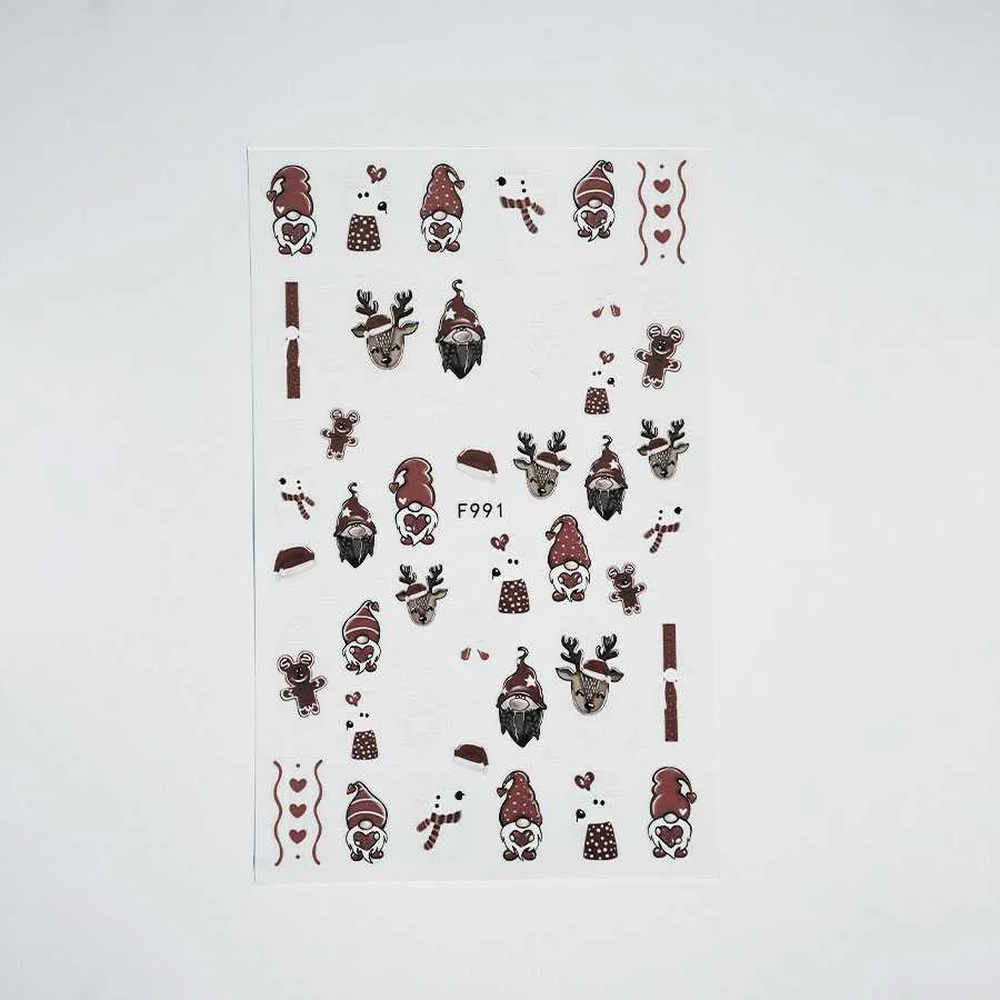 nail sticker - christmas lights 4 - slika 1