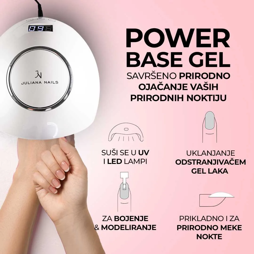 power base gel milky glamour - slika 2