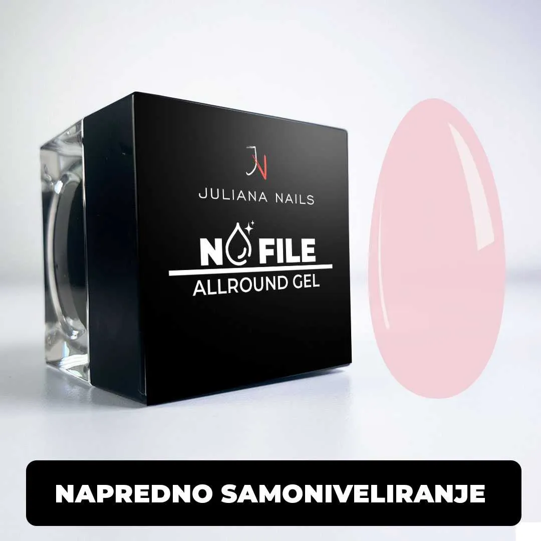 no file allround gel - silky nude - slika 3