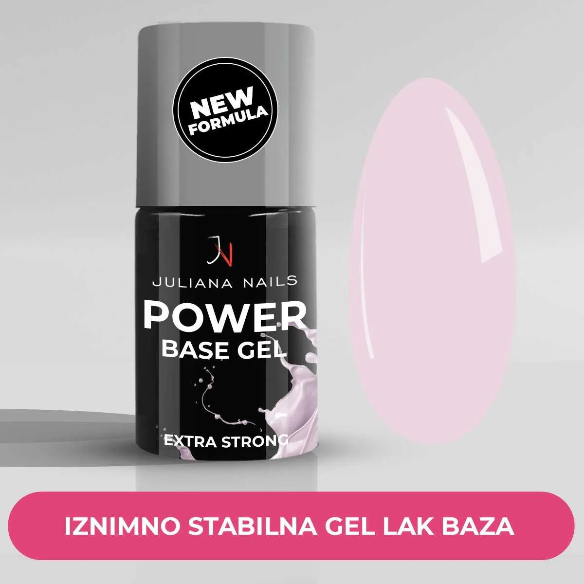 power base gel - soft rose - slika 7