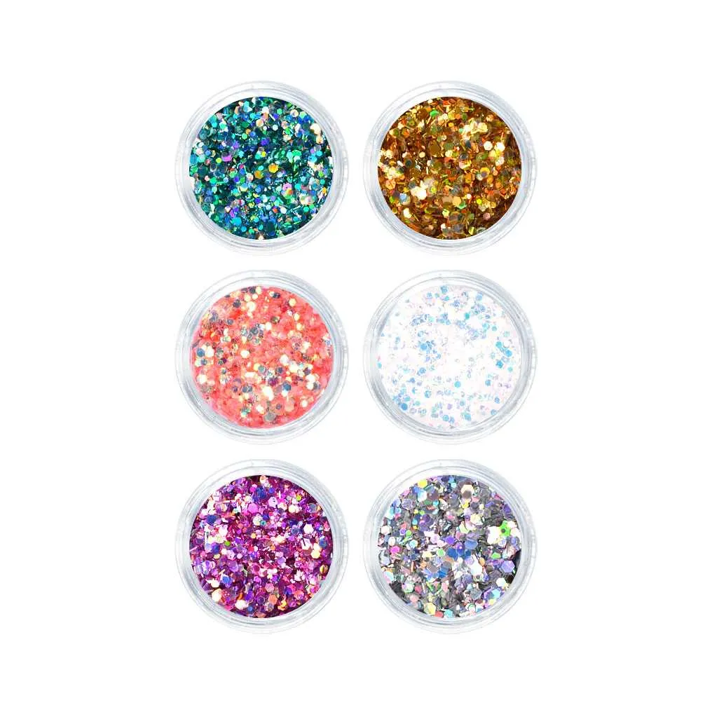 nail art set – glitter mix – holo - slika 7