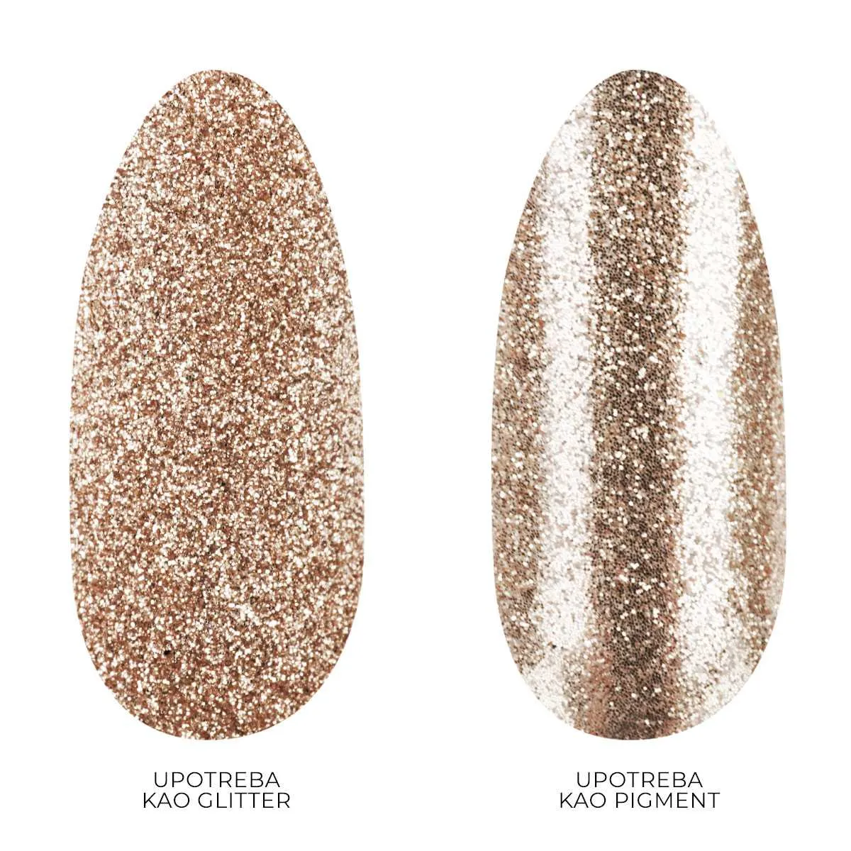 micro glitter - golden leaves - slika 2