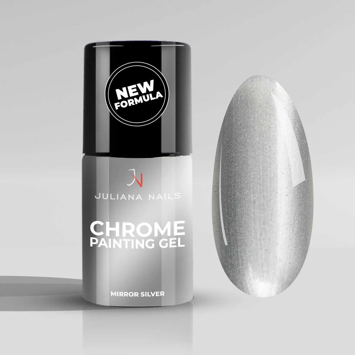 Chrome Painting Gel - Mirror Silver 6ml - Zagreb