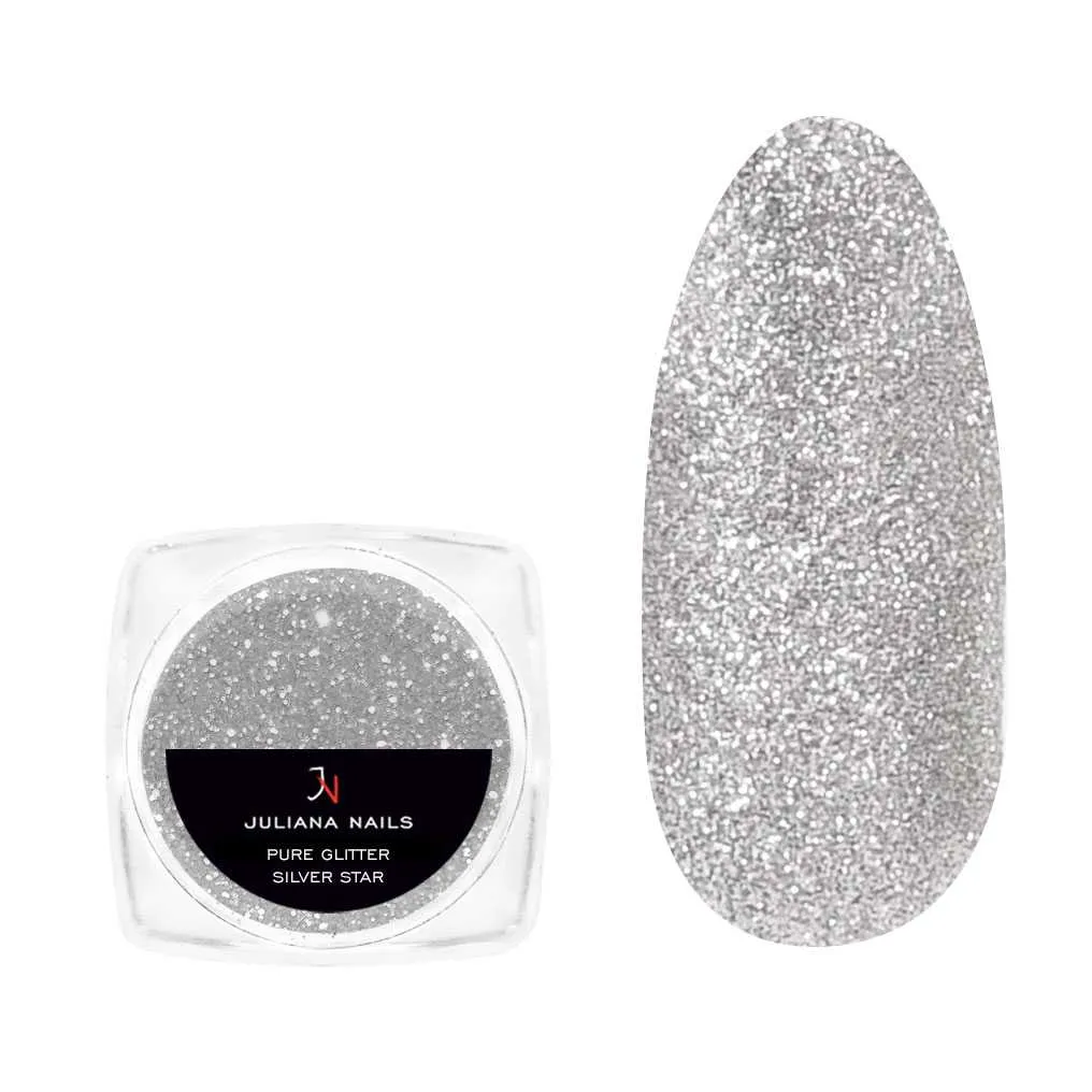 pure glitter – silver star - slika 3