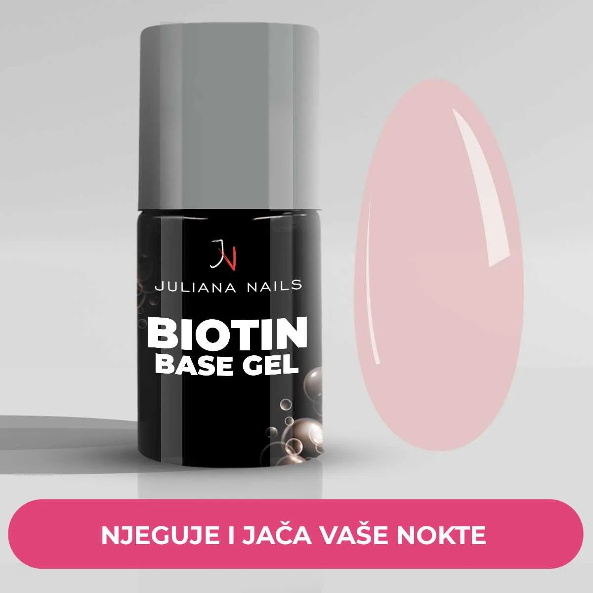 biotin base gel - natural beige - slika 2