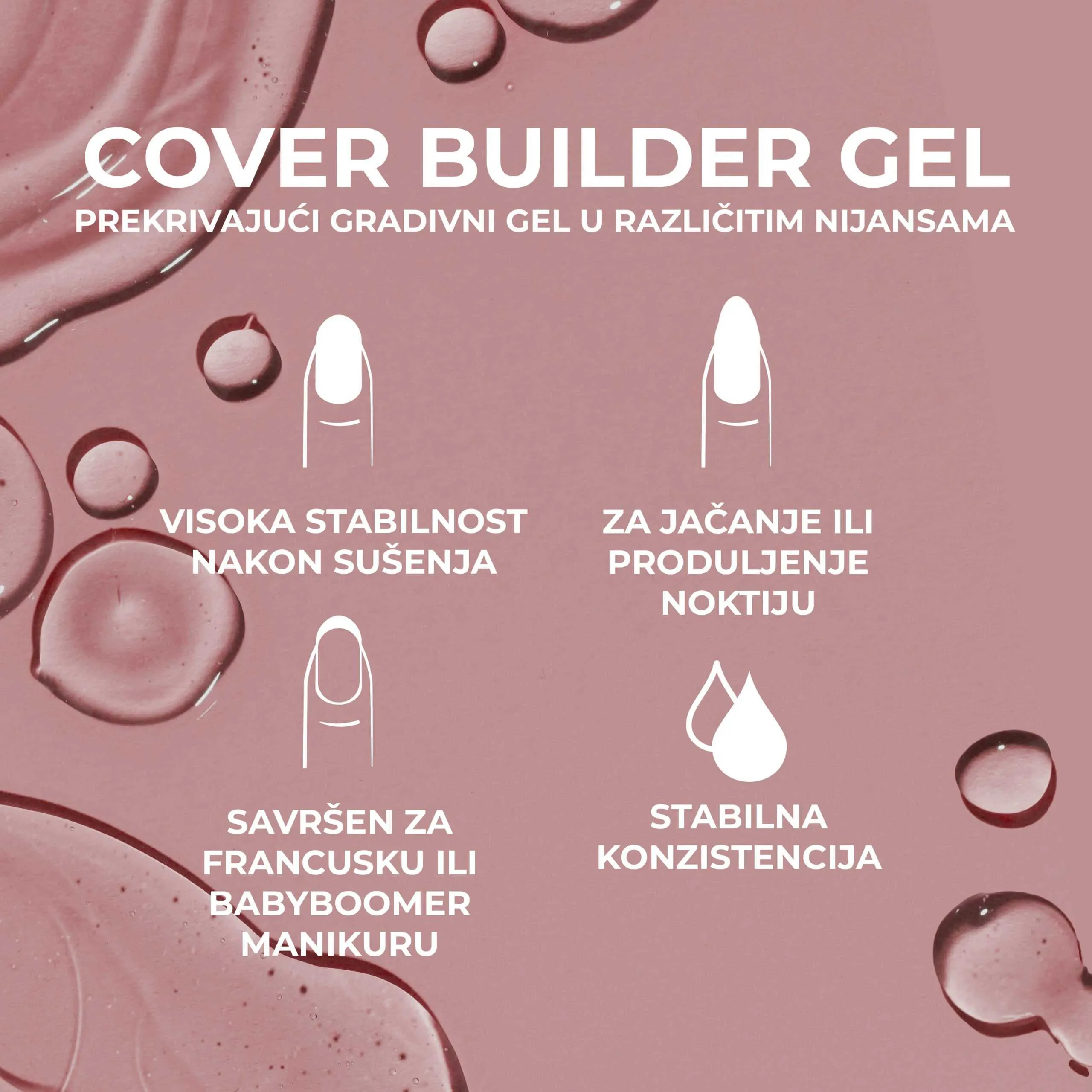 cover builder gel – babyboomer white - slika 2