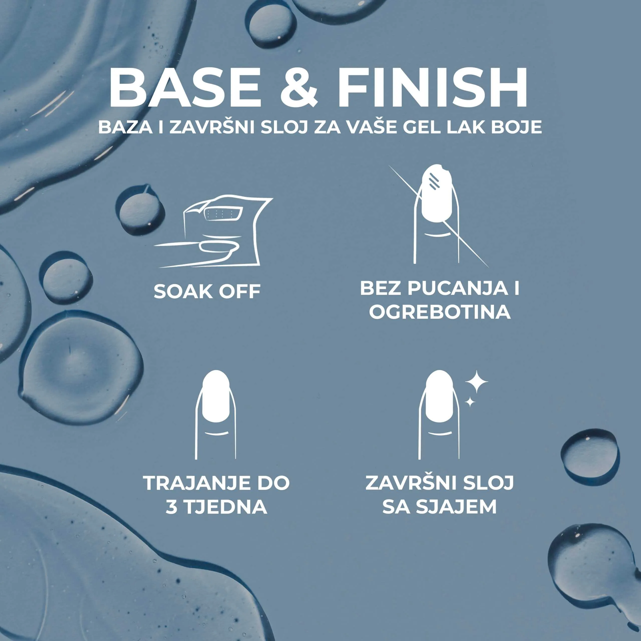 gel lak base & finish - slika 2